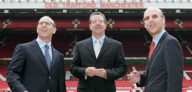 The Glazers at Old Trafford, home of Manchester United