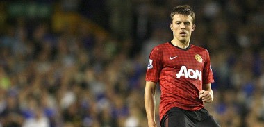 Michael Carrick in action for Manchester United